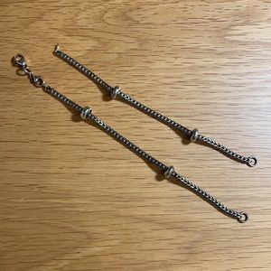 Trollbeads -2 sterling silver bracelets & spacers